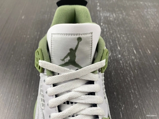 Reps TBkick AQ9129-103 WMNS Seafoam Jordan Air 4 0701